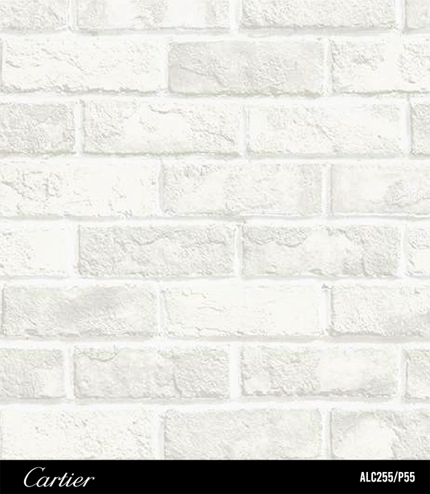 Classic White Brick Wallpaper